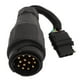 thumbnail image 2 of Enchufe De Conversión De Remolque, Adaptador De Enchufe De Remolque De 13 A Resistencia A La Intemperie De 4 Para Vehículo, 2 of 7
