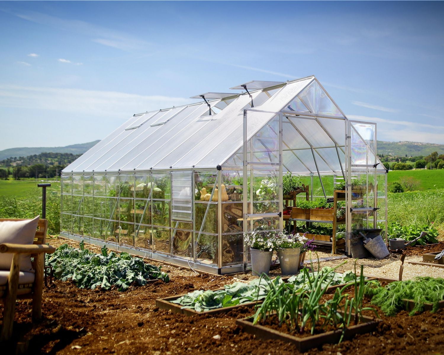 CANOPIA by PALRAM Balance 10 ft. x 20 ft. Greenhouse Kit - Silver