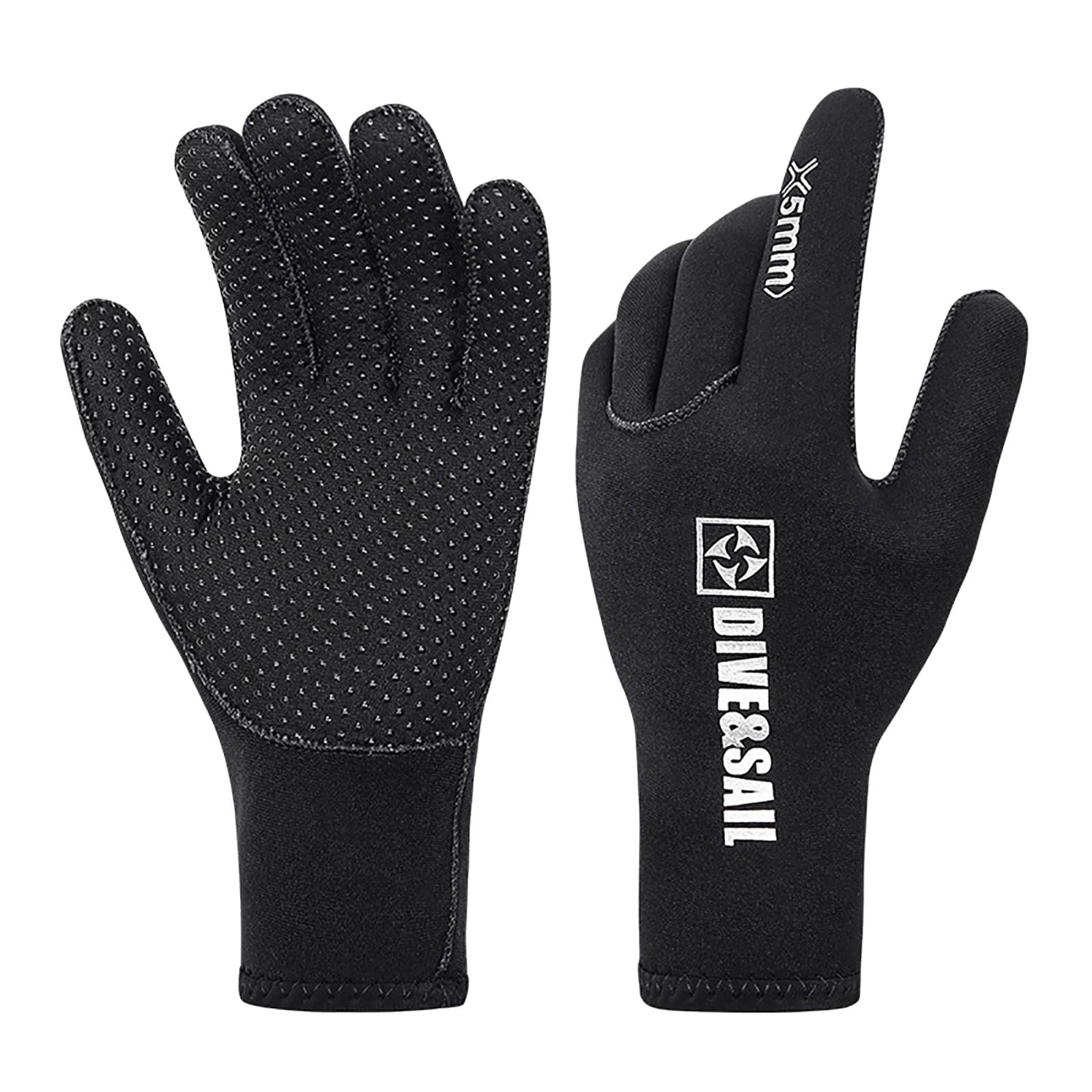 Black Paddle Gloves Canoeing Paddle Neoprene Mittens/Gloves/Hand Protection Winter Winner Kayaking 