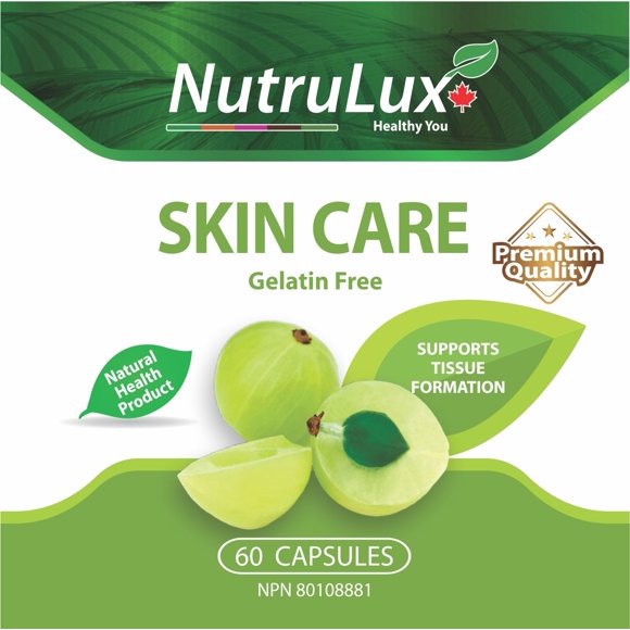Skin Care ( 60 mg Vitamin C ) Halal Gelatin Free Capsules