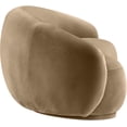 thumbnail image 4 of Meridian Furniture Emery Beige Velvet Loveseat, 4 of 10