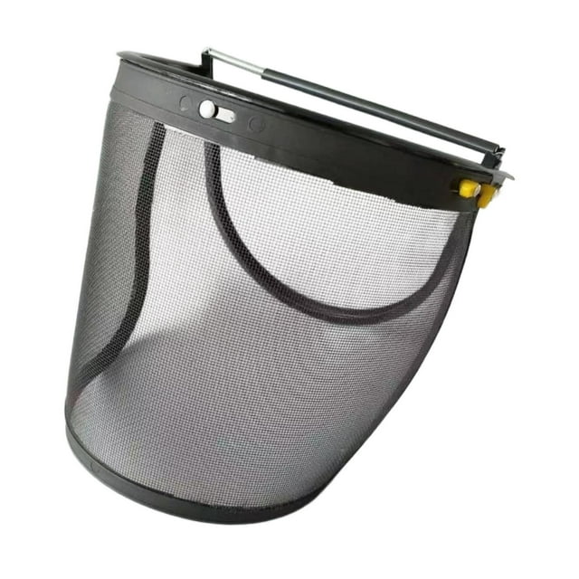 Protector facial para motosierra, protector facial para cortar césped, resistente, con buena ventilación, sombrero profesional para jardinería y Soporte