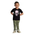 thumbnail image 3 of Vintage Skull Headphones Music Toddler Boy Girl T Shirt Infant Toddler Brisco Brands 6M, 3 of 5