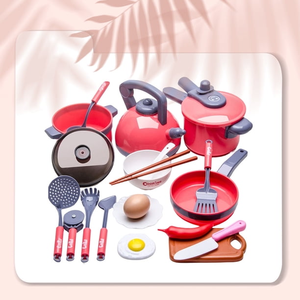 Juego de utensilios de cocina de 20 piezas Regalo perfecto Práctica Habilidad práctica para niños Niño Hugtrwg Para estrenar