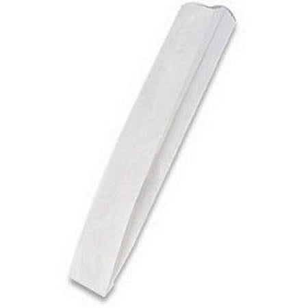 Brown Paper Goods Machine Dlazed Pinch Bottom Bread Bag White 30 lb. | 1000/Case