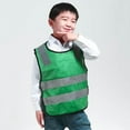 thumbnail image 1 of Hi Vis Child Safety Reflective Vest Waistcoat high visibility reflector vests Traffic Work Cycling Clothes green, 1 of 8
