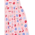 thumbnail image 3 of Wonder Nation Baby and Toddler Girls Play Dress with Short Sleeves, Sizes 0/3M-5T, 3 of 3