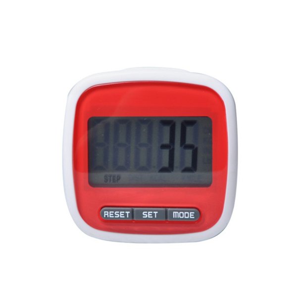 Step Counter with Clip Fitness MultiFunction Waterproof Digital