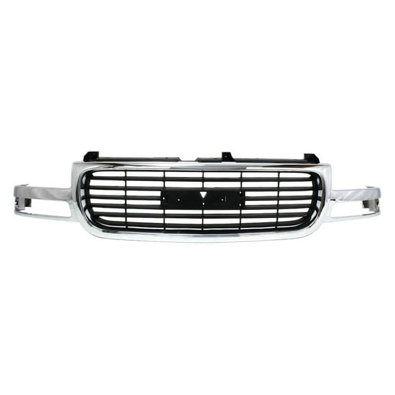 For GMC Sierra 1500 1999-2002 Grille | Chrome/Textured Black | GM1200430 | 19130787