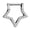 Silver, variant on Fashionable Star Nose Hoop Adornment Unique Zirconia Inlayed Star Nose Rings Accessory Ideal For Enhancing Your Look