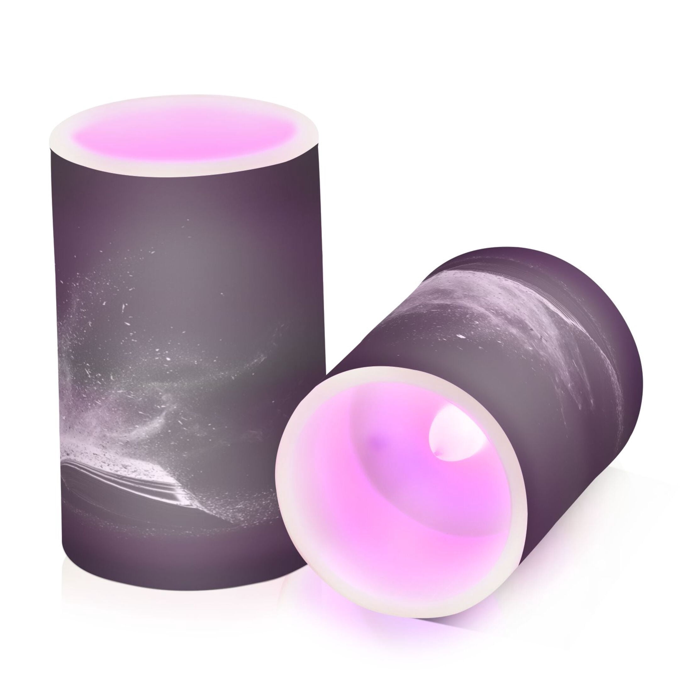 2 PCS Flameless Candles with Remote Timer LED Battery Operated Flickering Candle Light for Wedding Table Home Decoration Gifts Open Book