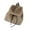 Brown, variant on Aurgiarme Fashionable Plush Furry Small Backpack for Women Adjustable Shoulder Bag with Drawstring Closures Flap Covers for Casual