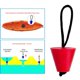 thumbnail image 1 of de Tapones de Silicona para Kayak Scupper, Tapón de Orificios de Drenaje de Canoa Universal con Pieza de Repuesto de Tapón de Cuerda para Canoa de rojo DYNWAVEMX enchufe de imbornal de kayak, 1 of 7
