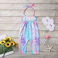 thumbnail image 4 of gljltg Toddler Girls Kids Jumpsuit One Piece Floral Dinosaur Playsuit Strap Romper Summer Outfits Clothes, 4 of 8