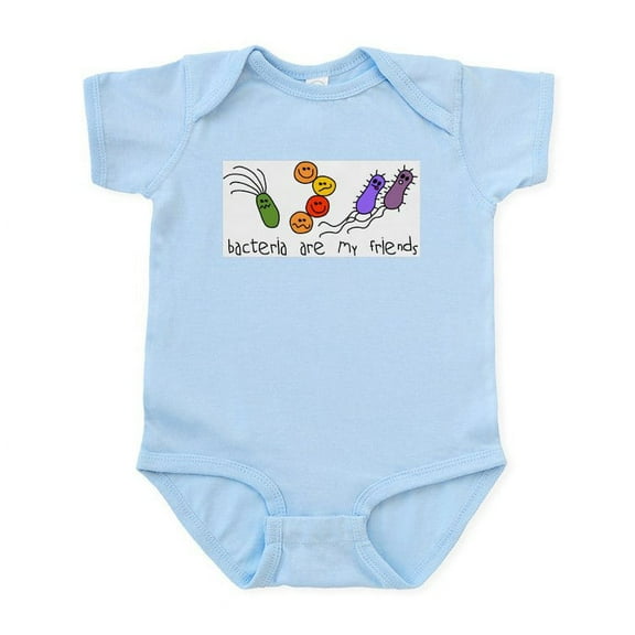 CafePress - Bacteria Are My Friends Infant Bodysuit - Baby Light Bodysuit, Size Newborn - 24 Months
