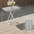 thumbnail image 3 of Outsunny Portable Patio Side Table, Adjustable Outdoor Side Table, Dark Grey, 3 of 10