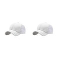 thumbnail image 2 of VONKY Stylish Baseball Cap With Sun for Protection Outdoor Sports Adjustable Caps For Men white 2Set, 2 of 6