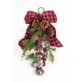 thumbnail image 2 of Melrose International 72856DS 15 Po Pin Polyester & Bell Package Tie&44; Vert & Rouge - Lot de 6, 2 of 2