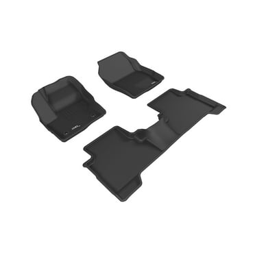 3D MAXpider Custom Fit KAGU Floor Mat (BLACK) Compatible with FORD ESCAPE 2015-2019 - Full Set