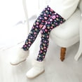 thumbnail image 3 of Yuanyu 3-10T Girl Footless Tights Leggings Little and Big Girl Winter Thick Warm Skinny Legging Fleece Lined Stretchy Pants, 3 of 5