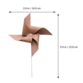 thumbnail image 2 of 3 Pcs Retro Style Kraft Paper Windmills for Birthday Party Decorative Props, 2 of 8