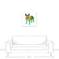 thumbnail image 3 of Creative Products Paint Silhouette Frenchie 24 x 24 Canvas Wall Art, 3 of 5