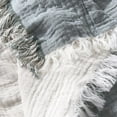 thumbnail image 3 of Brielle Home Denver Reversible Cotton Gauze Throw Blanket, 3 of 4
