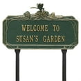 thumbnail image 2 of Dragonfly Garden Personalized Lawn Plaque - Green/Gold, 2 of 2