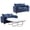 Blue, variant on 65" Pull Out Sofa Bed with USB Charging, Chenille Loveseat, Memory Foam Mattress