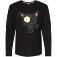 thumbnail image 3 of Inktastic Goth Animals Pets Black Cat Long Sleeve T-Shirt, 3 of 5