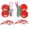 thumbnail image 3 of Bienvenido 20 piezas lindo mascota perro gato sombreros estilo cereza horquilla pinza para el pelo accesorios para el cuidado de mascotas, 3 of 8