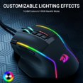 thumbnail image 4 of Ratón para juegos Redragon Optical Sensor 26,000 DPI con cable RGB, 4 of 9