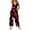 #_001Black, variant on ASDFVBKG Valentine's Day Jumpsuit Women Dressy One Piece Button Jumpsuits Pockets Wide Leg Onesie Heart Print Classic Overalls Loose Clothing Wine XL