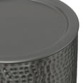 thumbnail image 3 of Simpli Home Corbin 16 inch Wide Industrial Metal Side Table in Hammered Antique Copper, Fully Assembled, 3 of 6