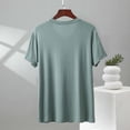 thumbnail image 4 of UAMVSH Big and Tall T Shirts for Men V Neck Short Sleeve Tops Comfy Soft Modal Basic Tees Loose Fit Summer Undershirts, 4 of 7