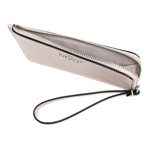 Kate Spade New York Lucy Small Textured Patent Leather L-zip Card