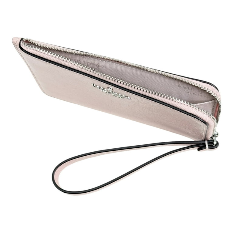 Kate Spade New York Lucy Small Textured Patent Leather L-zip Card