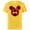 Yellow, variant on Disney Minnie Mouse SISTER Holiday Family - Short Sleeve Cotton T-Shirt for Adults - Customized-Black