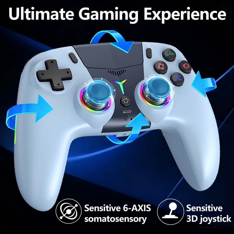 Wireless Controller for P5, Bluetooth Gamepad with Programmable Back ...