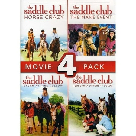 The Saddle Club 4 Pack: Horse Crazy / The Mane Event / Storm At Pine Hollow / Horse Of A Different Color (Widescreen)