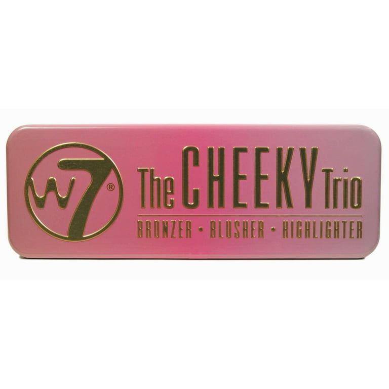 W7 The Cheeky Trio Bronzer, & Highlighter Powder Palette 0.74 oz - Walmart.com