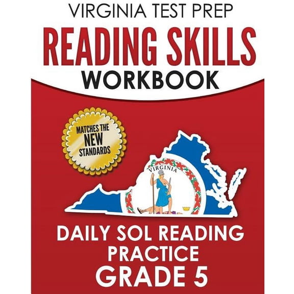 VIRGINIA TEST PREP Reading Skills Workbook Daily SOL Reading Practice Grade 5: Preparation for the SOL Reading Tests, (Paperback)