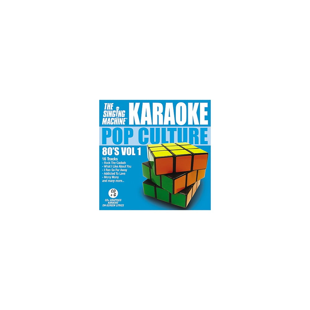 The Singing Machine Pop Culture 80's Volume 1 Karaoke CD+G