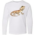 thumbnail image 3 of Inktastic Cute Bearded Dragon Long Sleeve Youth T-Shirt, 3 of 5