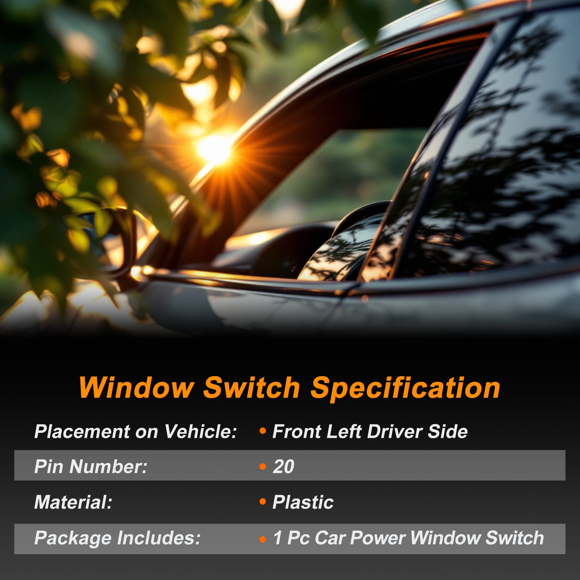 Unique Bargains Driver Side Power Window Switch for Toyota Highlander 2001 2002 2003