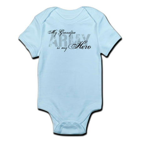 Army Baby Clothes - CafePress - Grandpa Is My Hero ARMY Infant Bodysuit - Baby Light Bodysuit