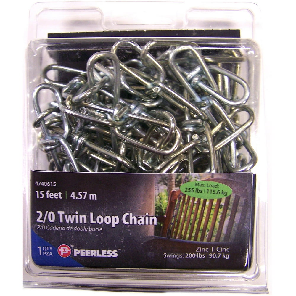 Peerless 2/0 Twin Loop Chain, 15'