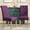 Purple, variant on Tufted Parsons Dining Chairs | Ideal for Family Meals | Polyester Upholstery on Wood Frame | Beautify Dining Environment