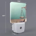 thumbnail image 2 of Balery Vintage Brass Balance Scale Pattern LED Night Light with Automatic Sensor Plug in Night Light with Dusk-to-Dawn Light Sensor LED Nightlight 0.5W-UK, 2 of 7