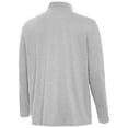 thumbnail image 3 of Men's Antigua  Heather Gray Washington Mystics Hunk Quarter-Zip Top, 3 of 3